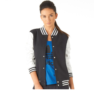 High Quality Women's Winter Satin Varsity <b>Jackets</b> Pakistan Made XL Size <b>Fleece</b> <b>Lining</b> Custom Logo Printed Stand Breathable - Product Image 2