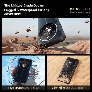 Téléphone portable Fossibot F109 5G robuste pour les aventuriers, les chantiers <span class=keywords><strong>de</strong></span> construction, les jeux mobiles, téléphone portable à longue durée <span class=keywords><strong>de</strong></span> vie <span class=keywords><strong>de</strong></span> la batterie - Product Image 6