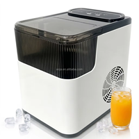 Machine à glaçons portable de comptoir à production rapide, 165W, réservoir d'eau de 1,5L, 12kg/24h, vente chaude, OEM
