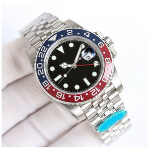 Logo personalizzato di lusso da uomo <span class=keywords><strong>automatico</strong></span> meccanico vetro zaffiro in acciaio inossidabile cinturino Designer Casual Business Watch - Product Image 1