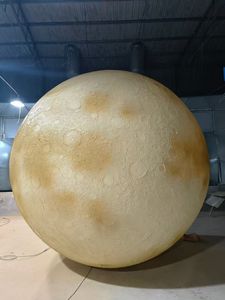 Échantillon gratuit Modèle géant de la lune gonflable publicitaire avec lumières LED Grandes lumières de ballon de lune gonflables bon marché - Product Image 2