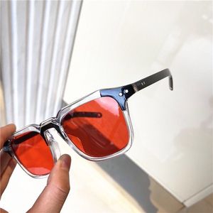 Gafas de Sol de Diseño Retro Clásicas Vintage Unisex con Protección UV400, Montura Completa, Rectangulares Transparentes, de Lujo - Product Image 4