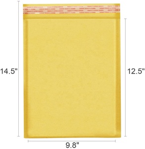 Nhà Máy Giá Bán Buôn 10.5X14.5 Inch Vàng Tự Niêm Phong Kraft Bong Bóng Gửi Thư Độn Phong Bì Vận Chuyển Túi Để Đóng Gói - Product Image 2
