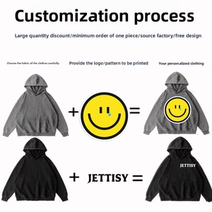 Xuyên biên giới mỹ Retro MJ nhào lộn trên không in Ngắn Tay Áo T-shirt tinh khiết bông nặng creyweight Crew Neck trùm đầu áo - Product Image 6