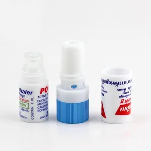 Hot Sales Nose Care Mark II Stick Mint Flavor 2in1 Nasal Inhaler Cylinder Oil Brancing Breezy Asthma Made in China nasal inhaler