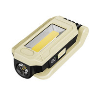 Lampe de travail COB portable rechargeable par USB avec base magnétique et batterie externe, lumière blanche froide, lampe torche pour situations d'urgence en extérieur