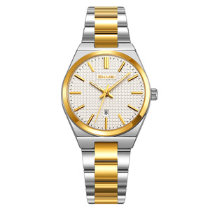 Reloj de Cuarzo para Mujer con Correa Dorada, Resistente al Agua hasta 30 Metros y Función de Calendario - Reloj Clásico para Mujer - Product Image 4