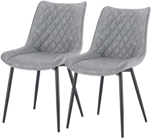 Chaise de salon moderne de luxe en velours gris de haute qualité, vente en gros Bazhou, pieds en métal noir, mobilier de maison NAVYANI - Product Image 1