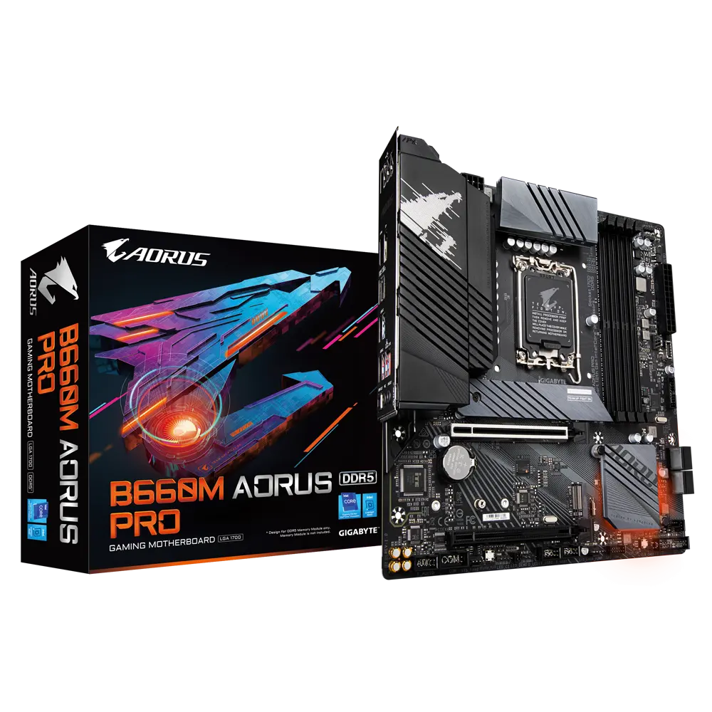 Motherboard Perangkat Keras Komputer Spot B660M AORUS PRO DDR4 Mendukung Prosesor CPU Generasi 12