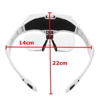 Wholesale Customize Lash Magnifying Glasses Comfortable Eyelash Extension Magnifying Glasses with Led Light