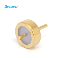 Perle en verre hermétique avec diamètre de 0.51mm et longueur de broche de 3.12mm pour connecteur et application RF