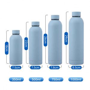 Colorful <b>Double</b> <b>Wall</b> 18/8 Stainless Steel Vacuum Insulated Anti-corrosion Water Bottles Matte Finish Rope Travel Outdoor - Product Image 2