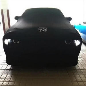 Telo Copriauto Personalizzato con Logo per Dodge Viper V10, Auto Sportiva Classica, Tessuto Elastico Morbido, Copertura Resistente Antipolvere per Tutte le Stagioni - Product Image 1
