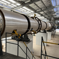 Máquina secadora de tambor rotatorio industrial de alta capacidad para motor de componente de núcleo de lodo de piedra caliza de aserrín de arena