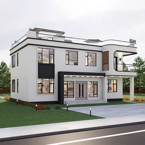 Phong Cách Hiện Đại Đường cong thiết kế Duplex-prefab nhà, EPS bảng điều chỉnh hệ thống tường - Product Image 3