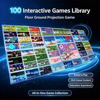 Projecteur de réalité augmentée Sqarcade Playground, machine de jeu interactive mobile tout-en-un pour projection au sol en métal