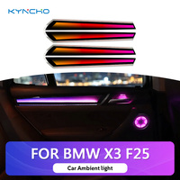 Lumière ambiante LED pour BMW X3 F25, éclairage intérieur de voiture, éclairage de plafond, éclairage ambiant automobile avec des fonctionnalités colorées