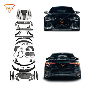 Kit de carrocería <span class=keywords><strong>I4</strong></span> Kit de carrocería negra de fibra de carbono para <span class=keywords><strong>BMW</strong></span> <span class=keywords><strong>I4</strong></span> <span class=keywords><strong>G26</strong></span> 2023 Actualización a MIW Style Car Parts Kit - Product Image 1