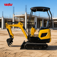 Prix Super Réduits Mini-Excavatrice 1.2T 2.5T Moteur Kubota Trancheuse EURO 5 Excavatrice Agricole 5 Tonnes