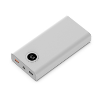 Banco de energía PD118W para portátil, Cargador rápido de 25000mAh, diseño conciso con LCD, productos de tendencias, accesorios para PC