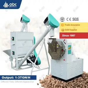 China BEST Selling Animal Cattle Livestock Turnkey Poultry Feed Plant for Processing Manufacturing Grass Chicken,Fodder