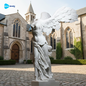 Statue de <span class=keywords><strong>la</strong></span> déesse grecque <span class=keywords><strong>Samothrace</strong></span> en marbre, statue de <span class=keywords><strong>la</strong></span> <span class=keywords><strong>Victoire</strong></span> ailée, sculptée à <span class=keywords><strong>la</strong></span> main, pour les parcs et les jardins extérieurs - Product Image 3
