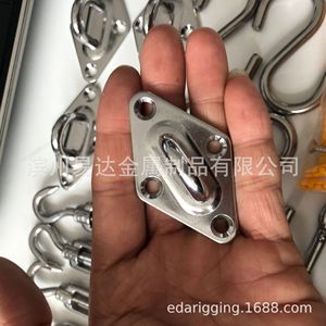 ชุดอุปกรณ์ยึดผ้าใบกันแดดสแตนเลส Eda M5 304 พร้อมตะขอเกี่ยวแบบสปริง สำหรับงานกันแดด - Product Image 4