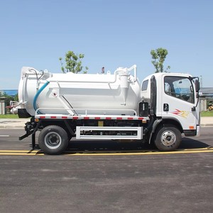 Diesel 8 cubique nouveau 4X2 FAW camion de nettoyage d'égout LHD ou RHD camion-citerne d'aspiration d'eaux usées sous vide - Product Image 1