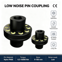Accouplement à broche de colonne TL à disque flexible en acier, conception peu encombrante, manchon en caoutchouc amortissant les chocs pour équipements moteurs et imprimeries