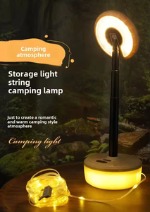 Lanterne de camping, guirlande lumineuse pour fête d'anniversaire, décoration de fête, aimant puissant, batterie intégrée, lampe d'ambiance extérieure pour tente - Product Image 6