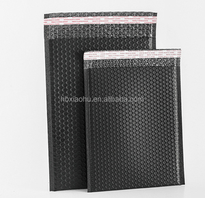 25*30 + 4cm 140g/m2 bong bóng màu đen phong bì độn Bưu Chính giao hàng chuyển phát nhanh Túi biểu tượng tùy chỉnh Poly bong bóng gửi thư Túi bong bóng bưu phẩm - Product Image 5