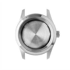 Boîtier de montre personnalisé en acier inoxydable 316L argenté de 38 mm compatible avec les mouvements Miyota série 9 9015 90S5 9019 9029 9039 - Product Image 2