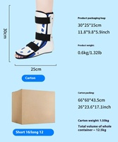 Stabilisateur orthopédique de marche pour cheville orthèse de pied en plastique Type de fixateur orthèse de jambe de rééducation pour orthèse de pied de cheville