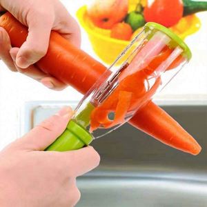 <b>Kitchen</b> <b>Gadgets</b> Household Vegetable Fruit Peeler with Rubbish Box Fruit Potato Peeler Storage Paring Knife - Product Image 3