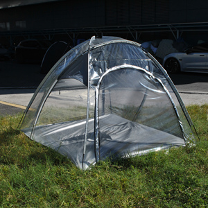 Tente Pod résistante aux intempéries, Tente Pod de sport, 540 ° Tente transparente View Weather pour <span class=keywords><strong>4</strong></span> personnes avec sol étanche, abri extérieur - Product Image 3