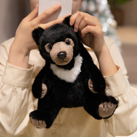 Cadeau pour enfants jouets en peluche personnalisés quantité minimale de commande bas peluche Panda peluche ours noir jouet