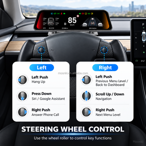 Affichage intelligent du conducteur HUD pour Tesla Model 3 Highland Model Y Juniper Écran tactile de 9,6 pouces Commande au volant - Product Image 4