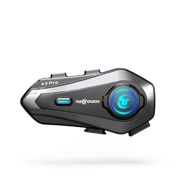 Wireless In-ear Bluetooth Motorcycle Helmet Earphones Digital Battery Indicator Music Player Portable Design Plastic Model X3pro