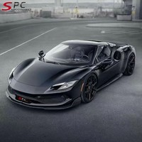 Kit carrosserie en fibre de carbone sèche SPC 296 pour Ferrari 296, style RY, kit carrosserie en fibre de carbone sèche pour Ferrari 296 2021+