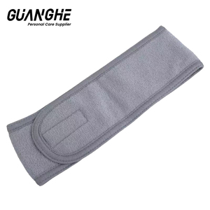 Bandeau en tissu <span class=keywords><strong>anti</strong></span>-dérapant uni <span class=keywords><strong>pour</strong></span> la fabrication en série, avec logo personnalisé, idéal <span class=keywords><strong>pour</strong></span> le lavage du visage matinal à domicile - Product Image 6