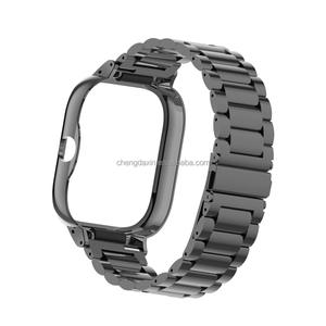 Para RedMi <span class=keywords><strong>Band5</strong></span> 4 correa de reloj de acero inoxidable y correa de integración de caja para RedMi <span class=keywords><strong>Band5</strong></span> 4 pulsera de pulsera - Product Image 4