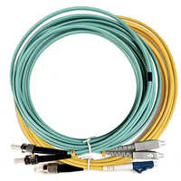 Fiber Optic Patch Cord for Communication Data Center LAN Use LC/SC/FC Connectors Copper Conductor Double/Single Sheath Fiber