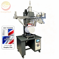 Machine de transfert de chaleur cylindrique ORME avec suivi photoélectrique pour la décoration de seaux en plastique
