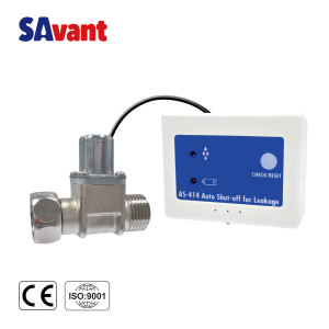 Válvula de Cierre Automático Savant AS-414BR para Fugas de Agua, Dispositivo de Control de Flujo Eléctrico de 1/2" BSP, Alarma de Fugas de Agua - Product Image 1