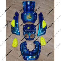 Vente flash - Kit carrosserie en plastique rouge WANOU - Accessoires pour moto - Carénages pour MBK STUNT