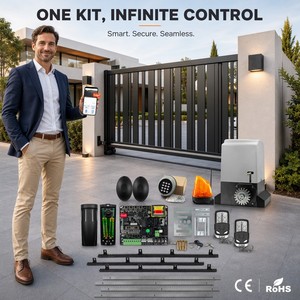 Moteur de portail coulissant magnétique intelligent FUBEI avec télécommande universelle 600KG 320W – Ensemble complet - Product Image 1