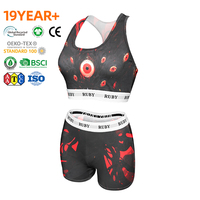 Ensemble de sous-vêtements de sport pour femmes, imprimé léopard vibrant, bretelles croisées, maintien élevé, pour la performance sportive et la remise en forme