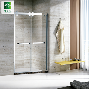 Cabina de ducha de forma recta moderna, puerta de vidrio rectangular <span class=keywords><strong>para</strong></span> baño pequeño - Product Image 1