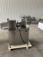Fabrieksdirecte verkoop Elektrische Kokosnoot Halve & Schil Snijmachine met Motor Hoge Efficiëntie 304 RVS