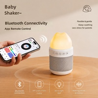 Machine à sons apaisants pour bébé, sons électriques doux, veilleuse intelligente portable avec capteur de pleurs, bruit blanc et contrôle par application
